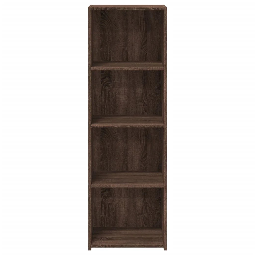 Buffet credenza cassettiera mobiletto mobile contenitore organizer cucina soggiorno salotto alto 40 x 41 x 124 cm legno ingegnerizzato marrone 02_0033713