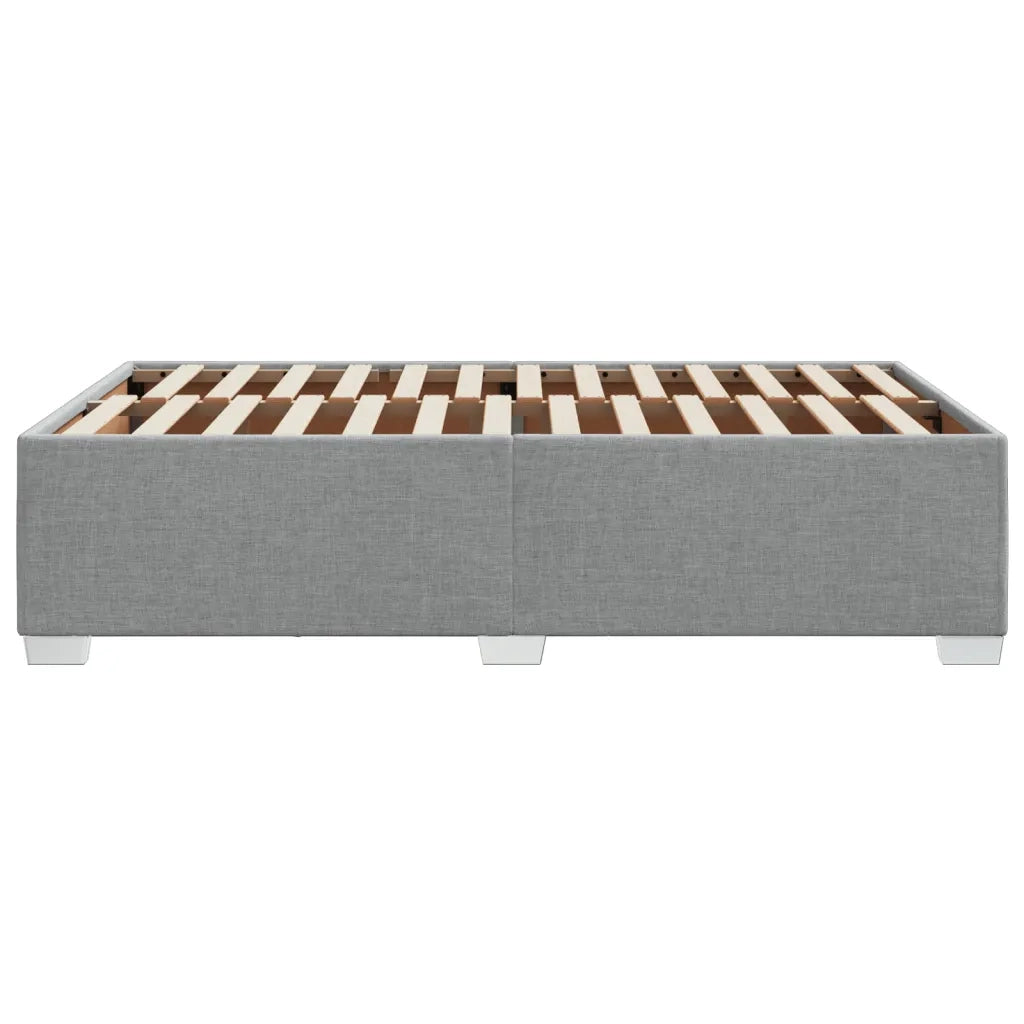 vidaXL Giroletto senza Materasso Grigio Chiaro 120x190 cm in Tessuto