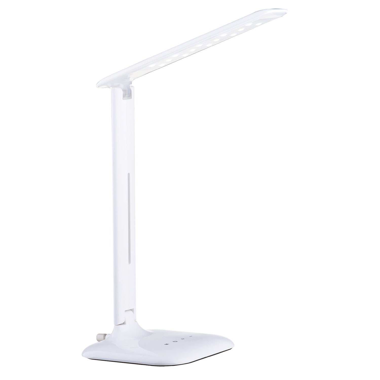 Lampada Da Tavolo Moderna Caupo Policarbonato Bianco Luce Led Integrato 2,1W