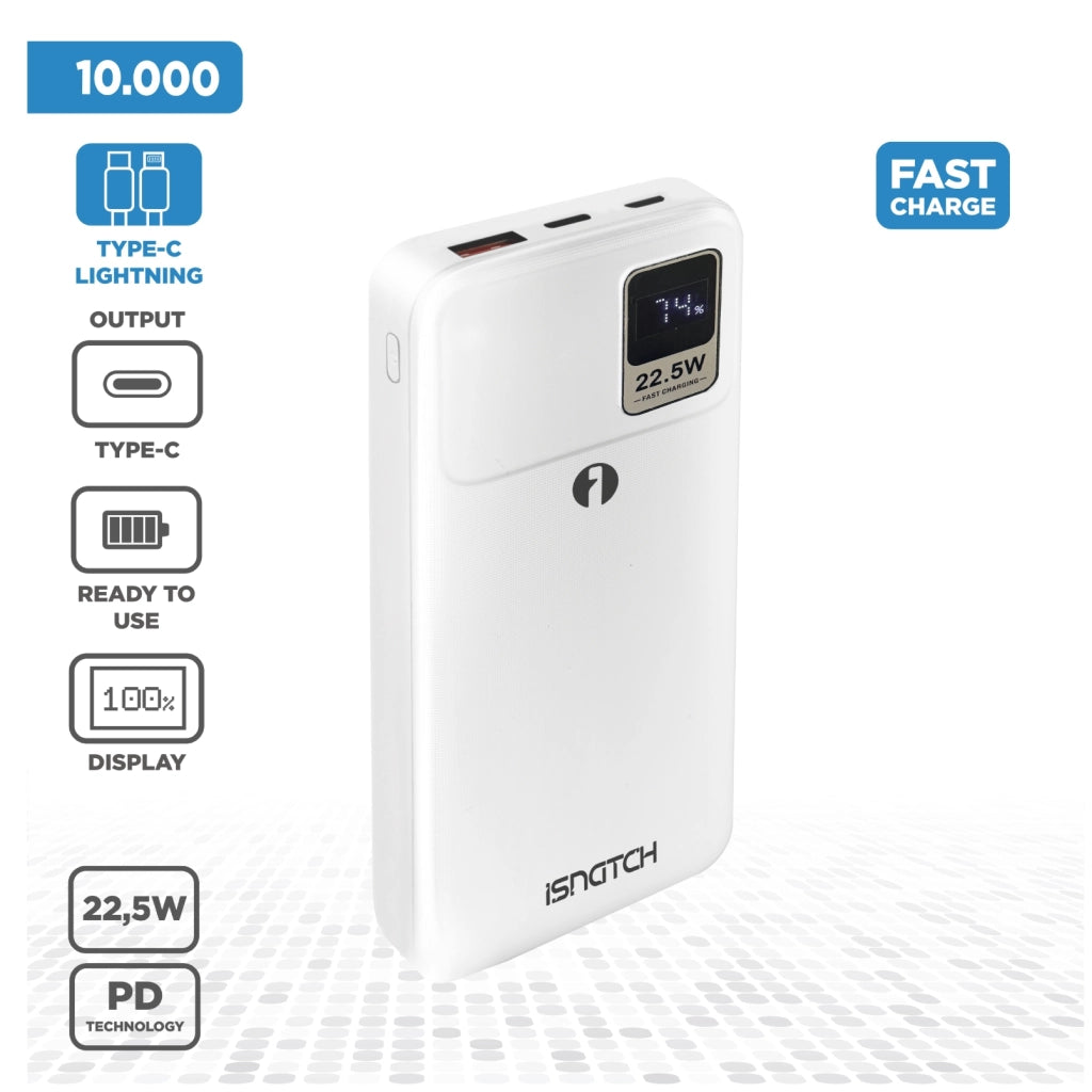 Power bank 10000mah pd 22.5w G10+