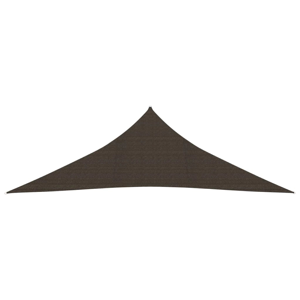 Vela ombreggiante/ombrellone 160 g/m² HDPE 4 x 4 x 5,8 m marrone 02_0009166