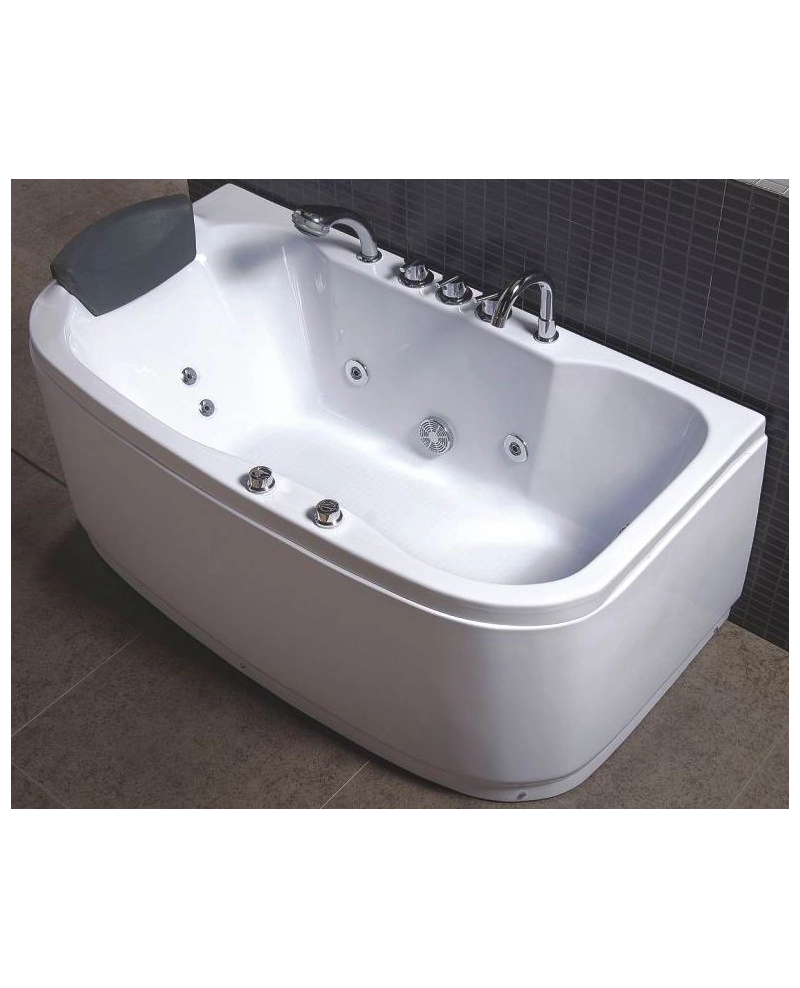 Vasca idromassaggio cromoterapia, cuscino 150x80cm Sicorage Unicrea
