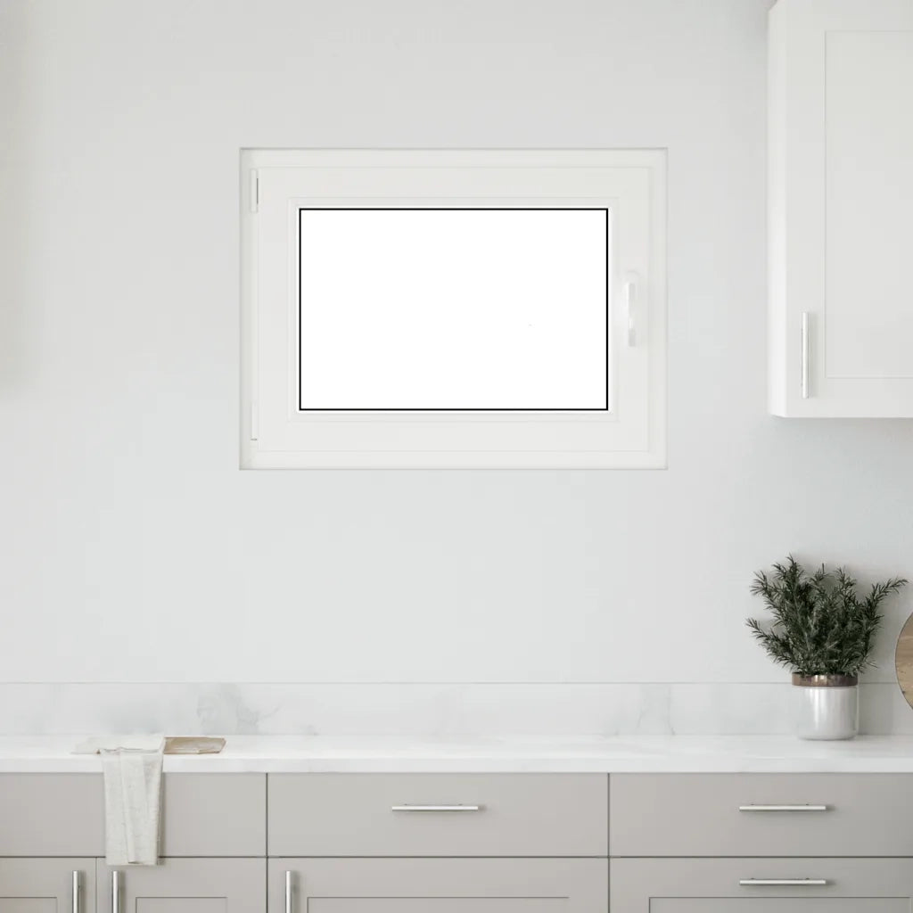 Finestra Seminterrato RISOR 80x60 cm Anta Ribalta DIN Sinistra 4108311