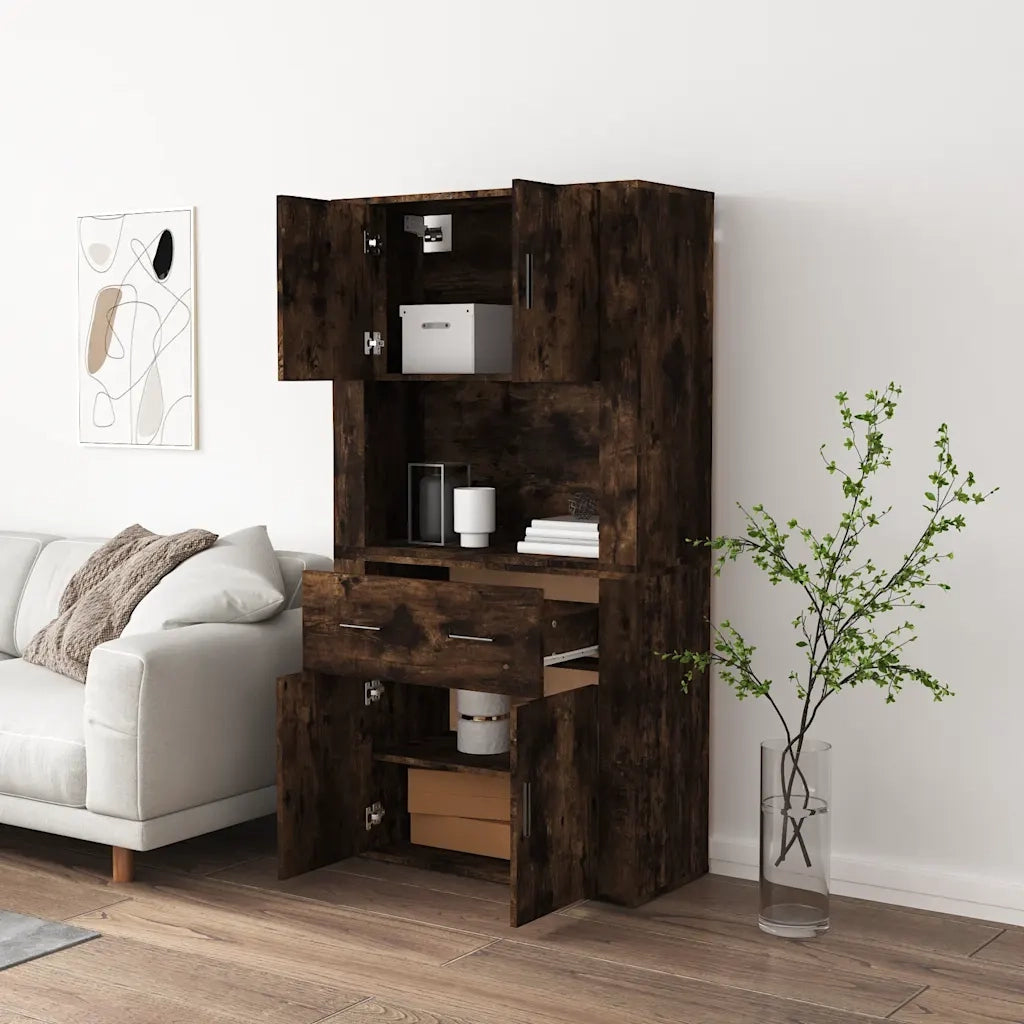 Credenza Rovere Fumo in Legno Multistrato 3185372