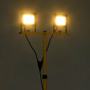 Faretto a LED con Treppiede 2x50 W Bianco Caldo CFW4980915