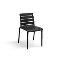 PAZZO DESIGN Sedia Brad Nero set da 6 sedie in Polipropilene