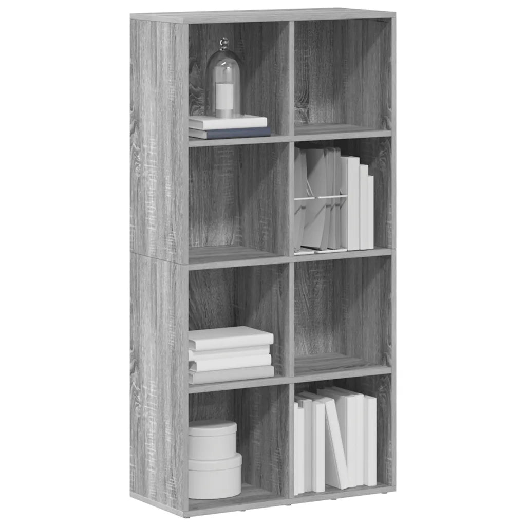 Libreria/Credenza Grigio Sonoma 66x30x130 cm Legno Multistrato cod mxl 6549