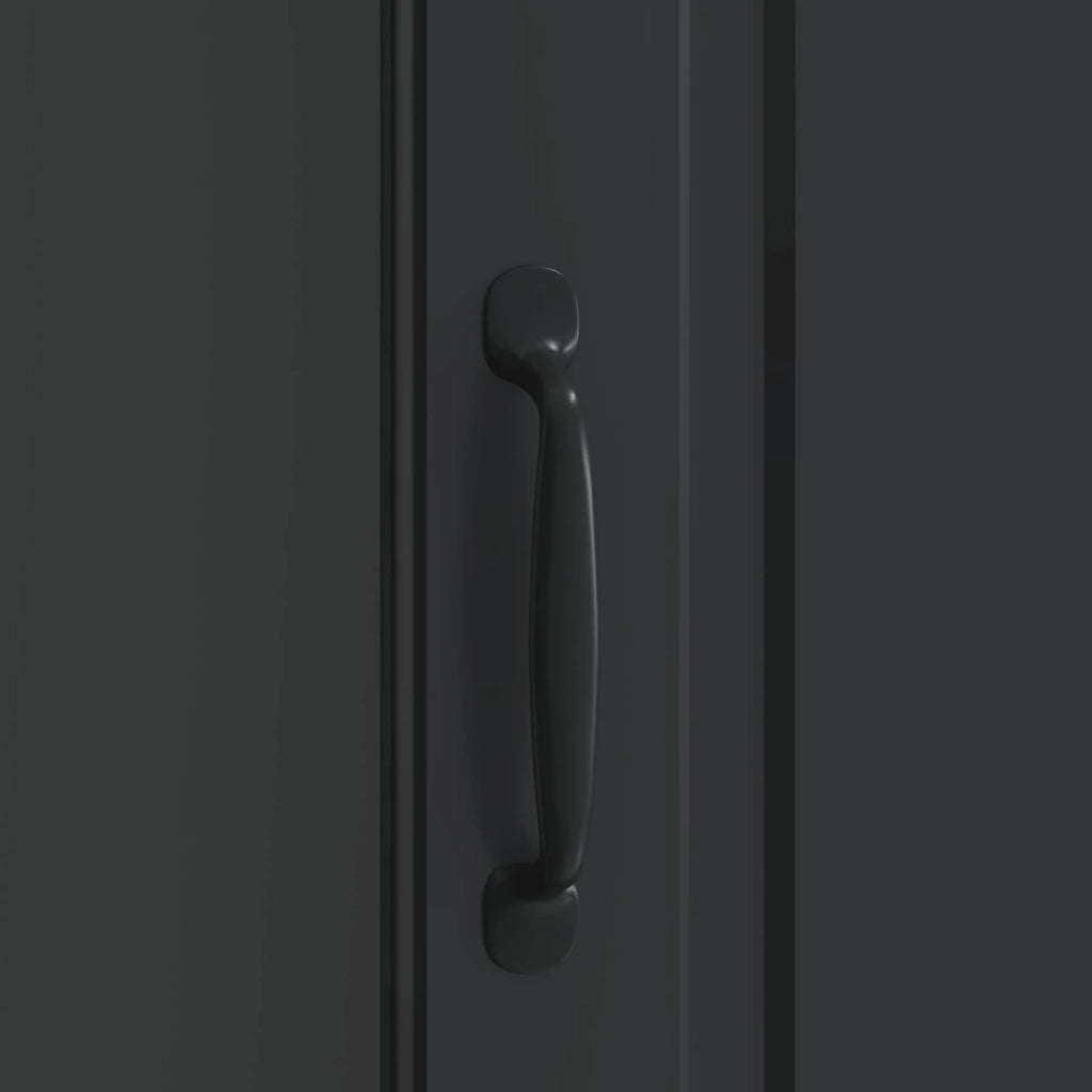 Armadio da Notte Nero 43 x 34,5 x 47 cm Legno ingegnerizzato 895717