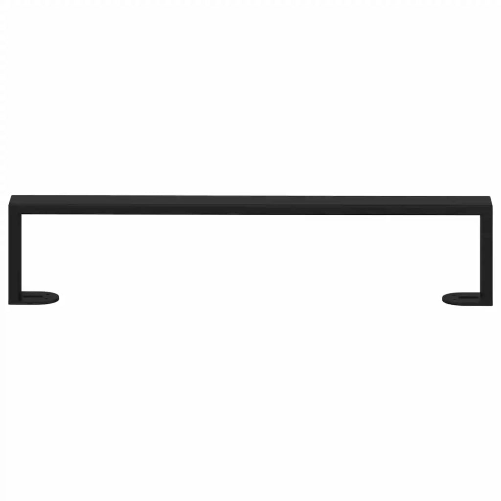 Piedini per mobili 12 pz Nero 481 x 40,5 x 100 mm Ferro CFW1489657
