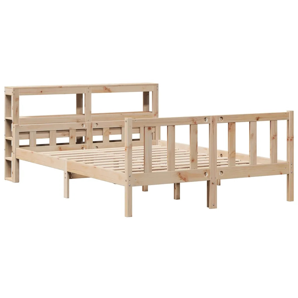 Letto senza Materasso 120x190 cm in Legno Massello di Pino 3305892