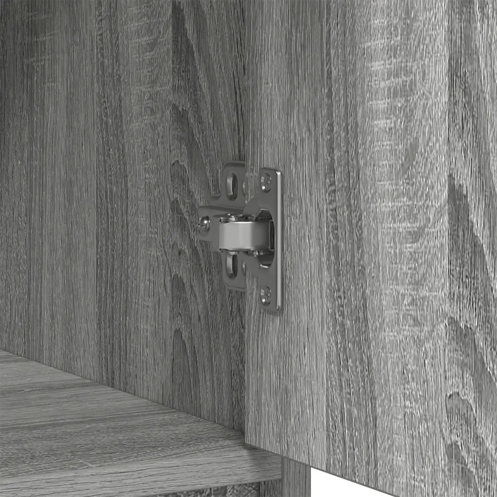 Credenza con Cassetti e Ante Grigio Sonoma 70,5x34x74,5 cm 861846