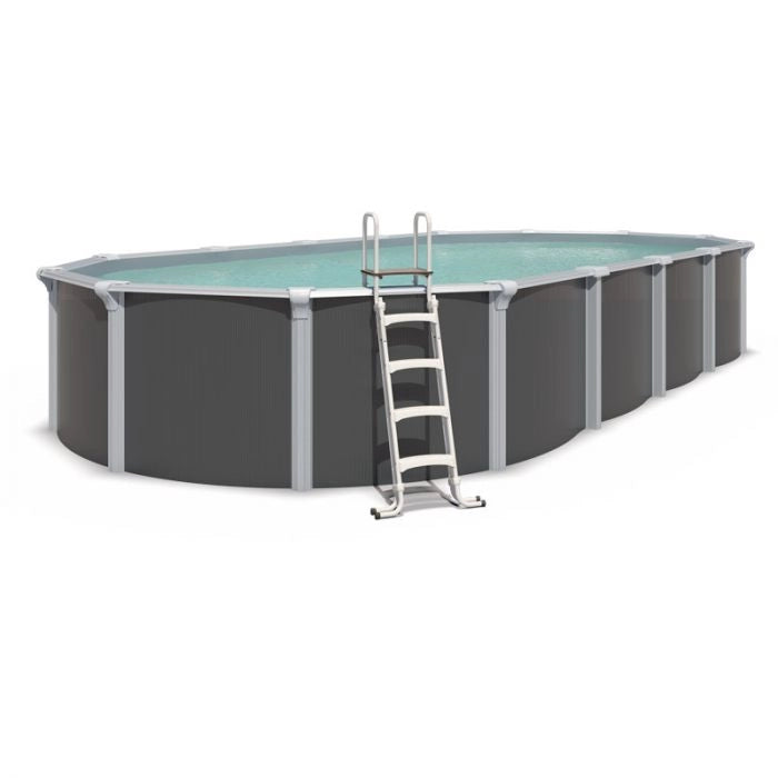 Piscina Fuori Terra Steeldesign Omega - 4,90 X 3,65 X H.1,32 M - Kit Pro