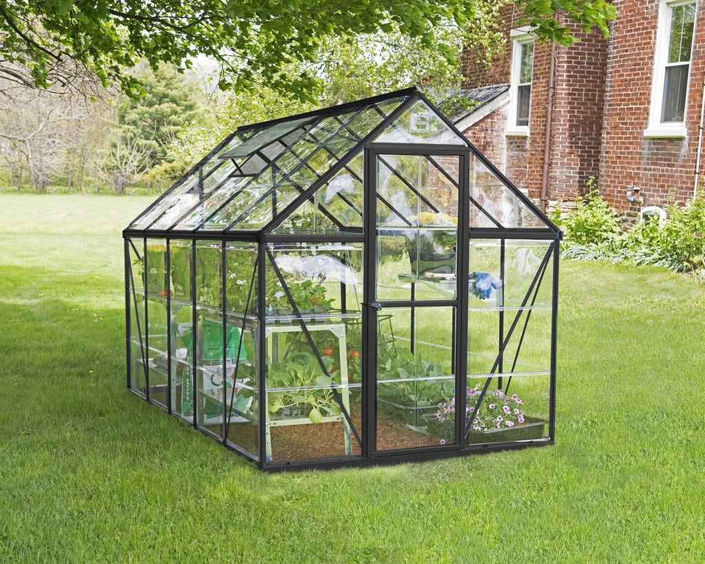 Harmony Trasparente Serra Da Giardino in Policarbonato 306X185X208 cm  Grigio