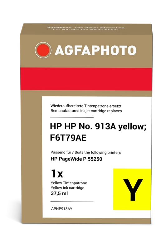 ORIGINAL Agfa Photo Cartuccia d'inchiostro giallo APHP913AY ~3000 Seiten