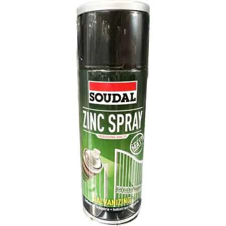 SPRAY ZINCANTE A FREDDO SOUDAL 400 ml - 6 pezzi- SOUDAL