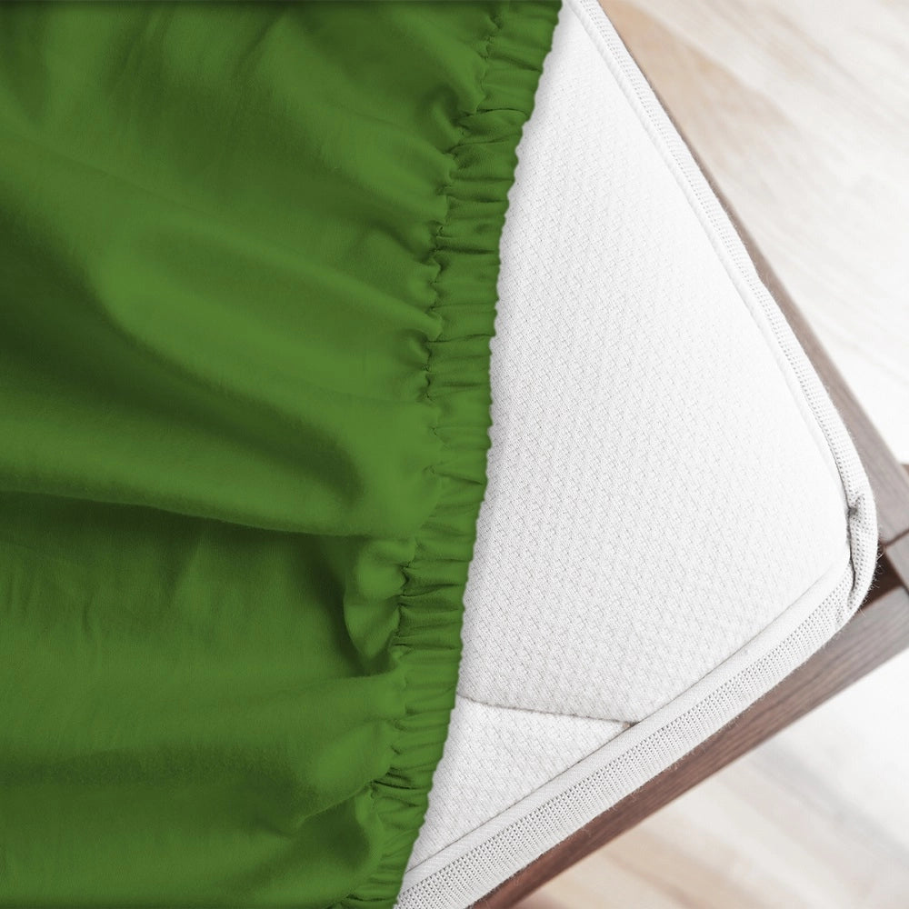 Lenzuolo letto sotto con angoli 100% puro cotone Made in Italy tinta unita Prateria - 1 Piazza