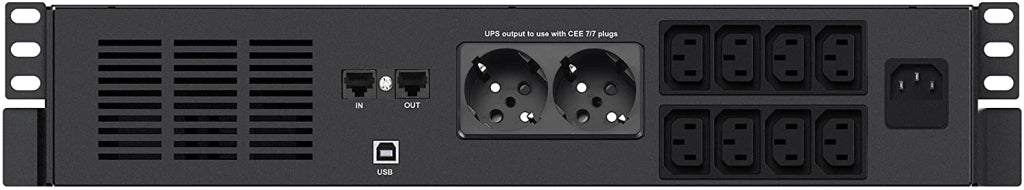 Gruppo di Continuità UPS X4 2000VA Line Interactive a Rack Nero