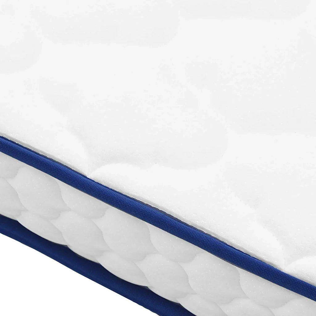 Materasso Bianco 200 x 180 x 17 cm Schiuma PU