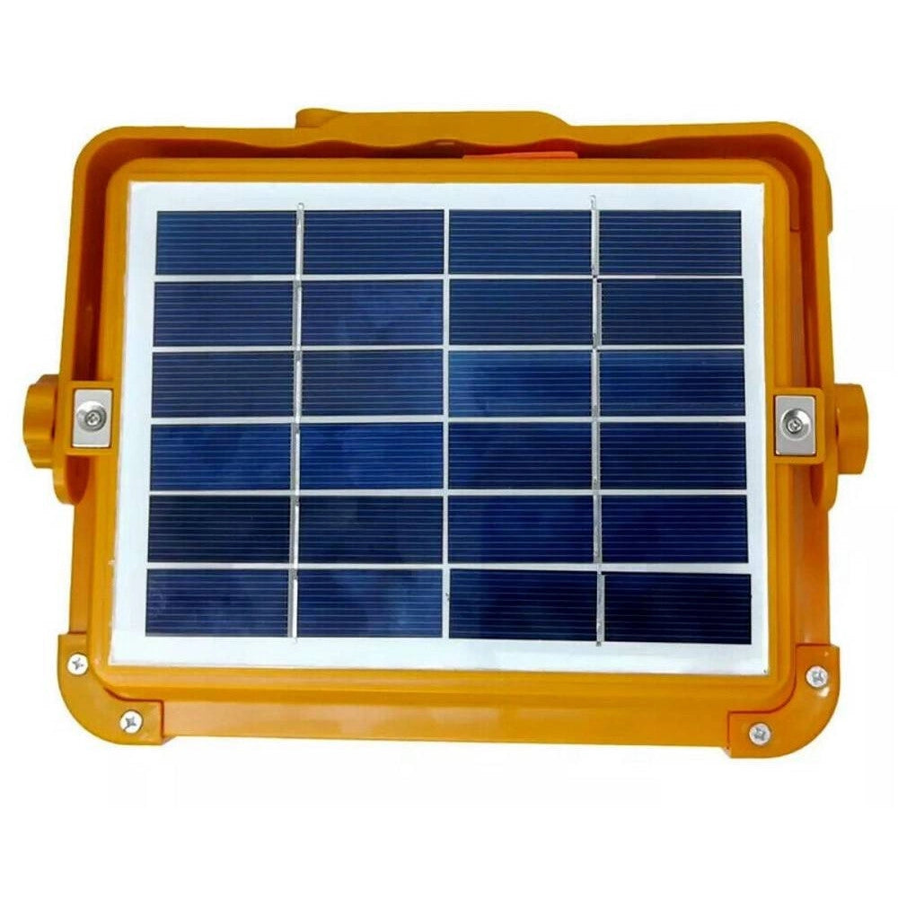 Trade Shop - Luce Faro 120 W Emergenza Portatile Ricaricabile Pannello Solare Power Bank Usb -