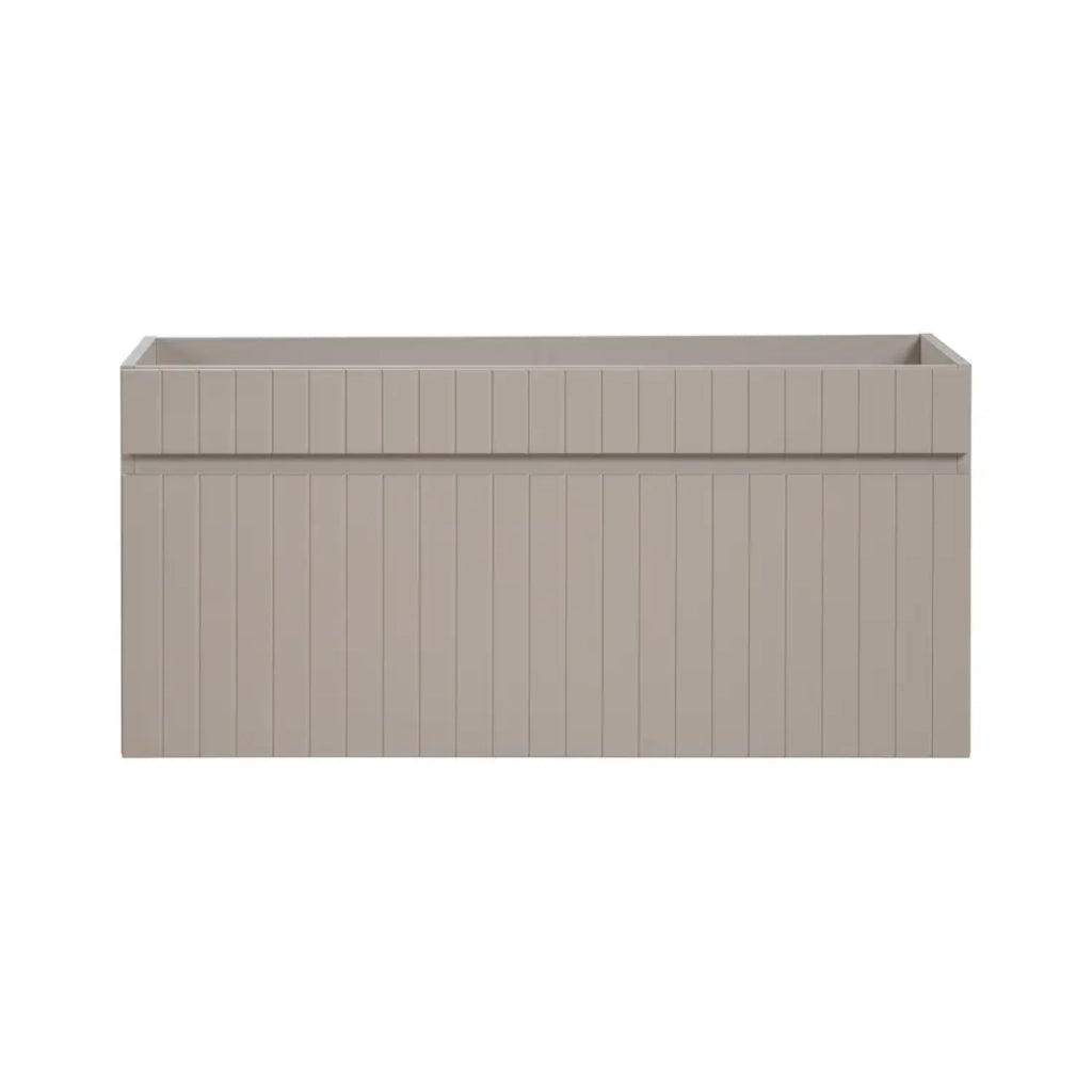 Mobile sottolavabo ICON 100 cm – 1 cassetto – Finitura marrone congo – Stile moderno sospeso