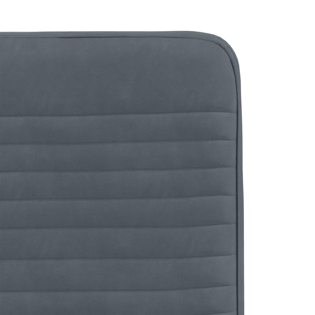 vidaXL Sedie da Pranzo 2 pz Grigio Scuro in Velluto