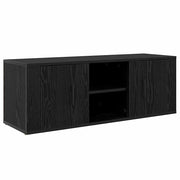 Mobile TV | Armadietto TV | Mobile Porta TV Rovere Nero 100 x 31,5 x 35 cm Legno multistrato