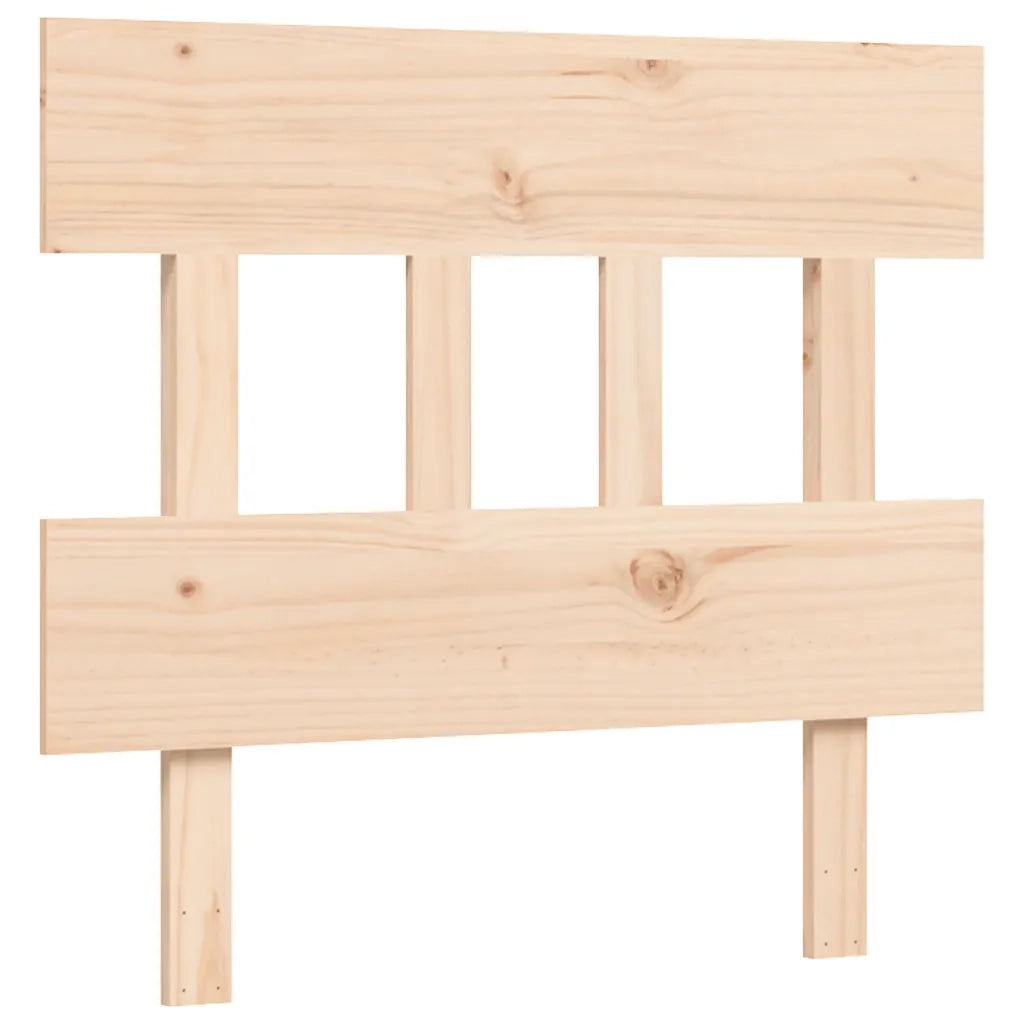Letto per Anziani con Testiera 90x200 cm in Legno Massello 3195401