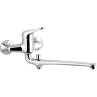 Rubinetto lavabo/vasca con bocca fusa e deviatore serie kiss