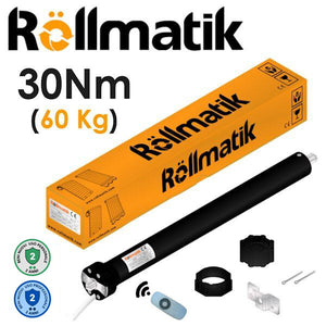 Motore per tapparelle con telecomando 30 Nm - 60Kg (Rollmatik)