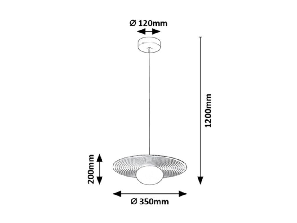 Lampada a sospensione Glowbells 1xG9 grigio-beige Rabalux