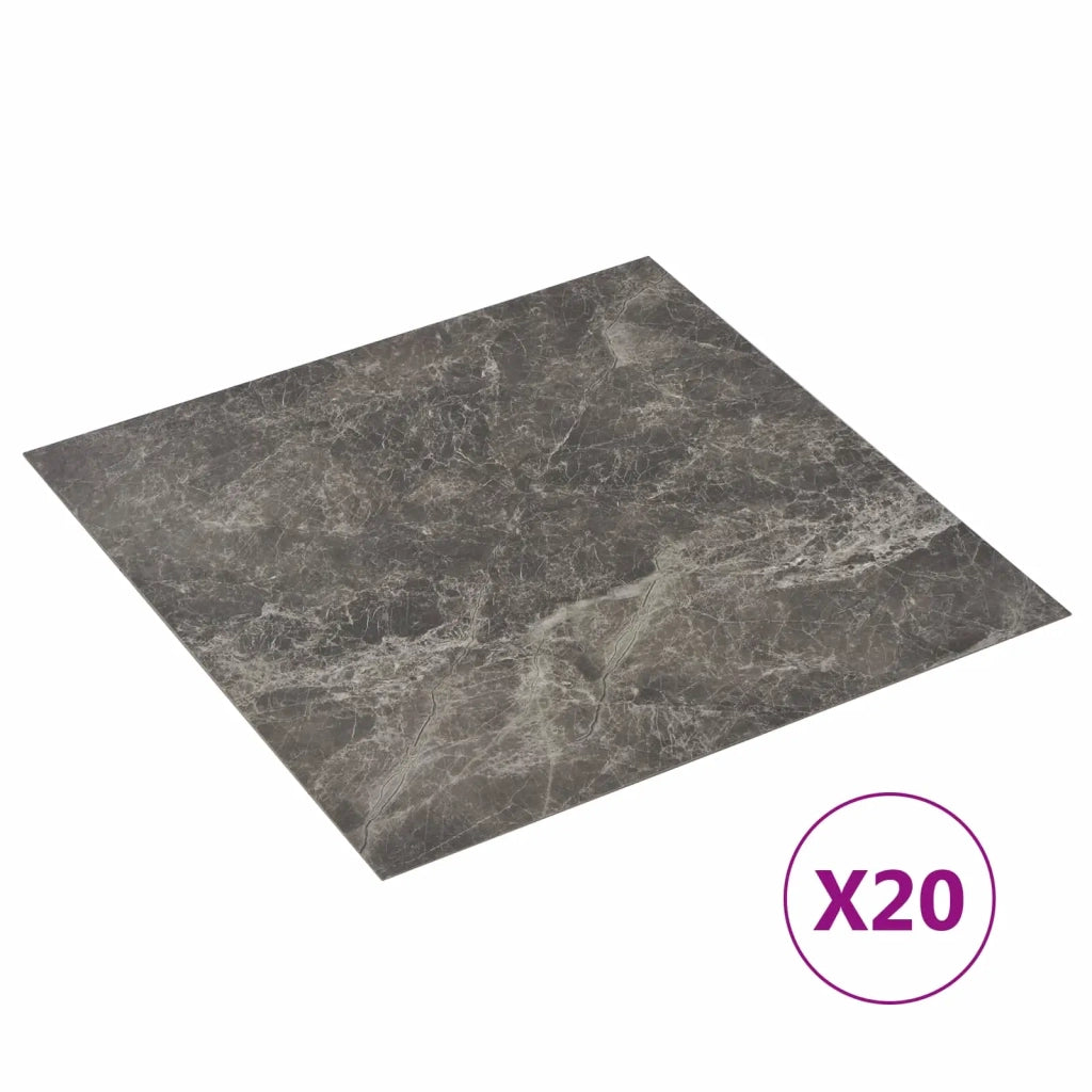 Plance per Pavimentazione Autoadesiva 30,5 x 30,5 cm 20 pcs PVC 42046404