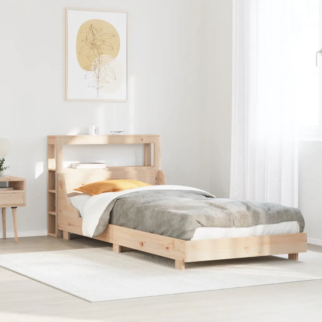Letto senza Materasso 90x190 cm in Legno Massello di Pino 3306441