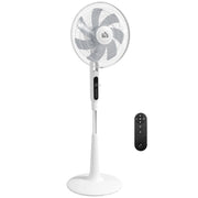 Ventilatore a piantana ¨C zephmum ¨C ? 42 cm 40W 3 velocit¨¤ oscillante bianco