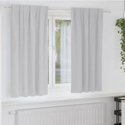 Tende Blackout con Anelli 2 pcs Grigio chiaro 175 x 140 cm 4107459
