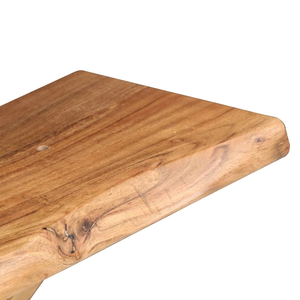 Scaffale di design da parete 2 pezzi 90 cm legno massello 2702231/2