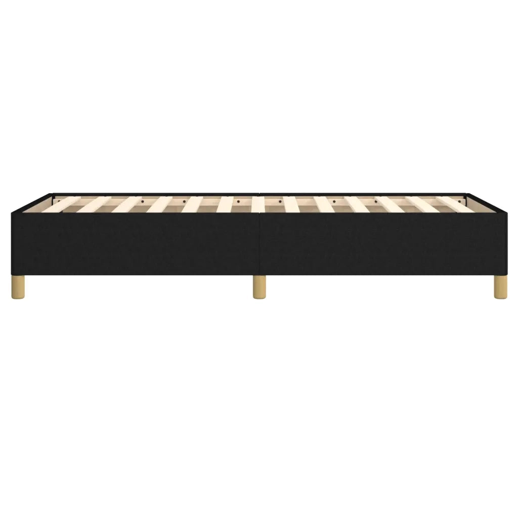 Giroletto senza Materasso Nero 90x190 cm in Tessuto