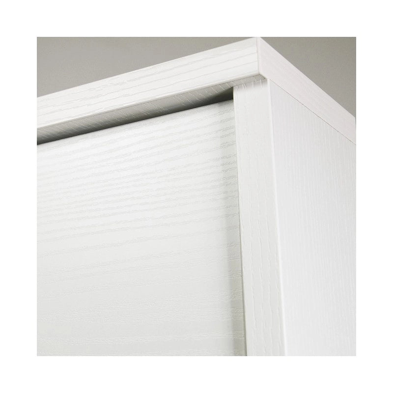 Mobile multiuso da soggiorno Bianco in legno nobilitato 180x80x45 cm
