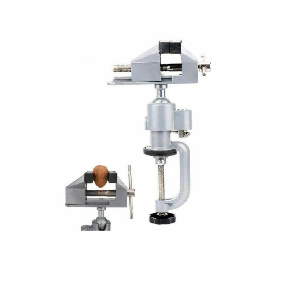 MORSA DA BANCO TAVOLO GIREVOLE 360 IN ALLUMINIO TESTA SNODATA 50MM UNIVERSAL