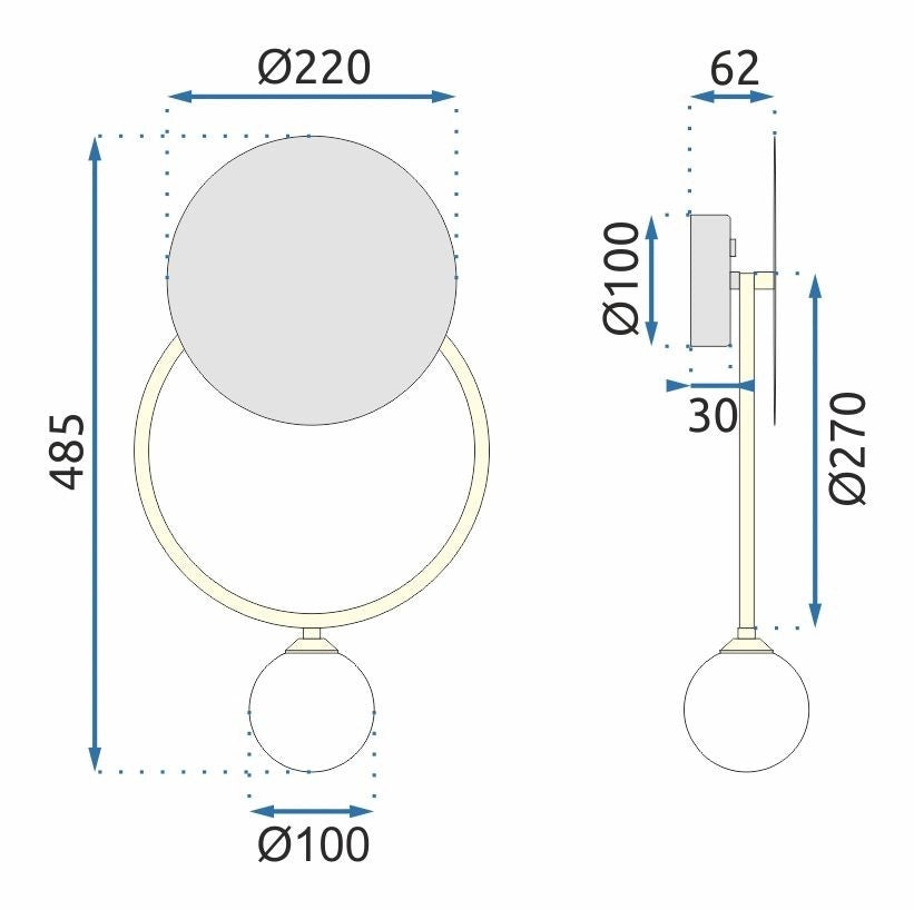 Lampada Da Parete APP923-1W