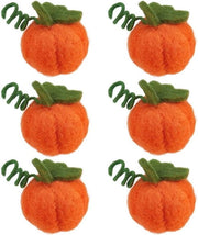 Accessori di velluto artigianali per decorazioni di festa - Decorazioni per Halloween e Thanksgiving - 6 pezzi