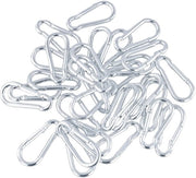 Caricabatteria 60 pezzi - 6 x 60 mm - Sostenibile fino a 100 kg - Acciaio zincato - Chiusura a click - Leggero e multifunzionale - Gancio