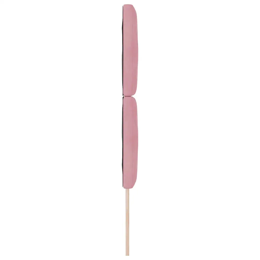 Testiera LED Rosa 80 cm Velluto 3338487