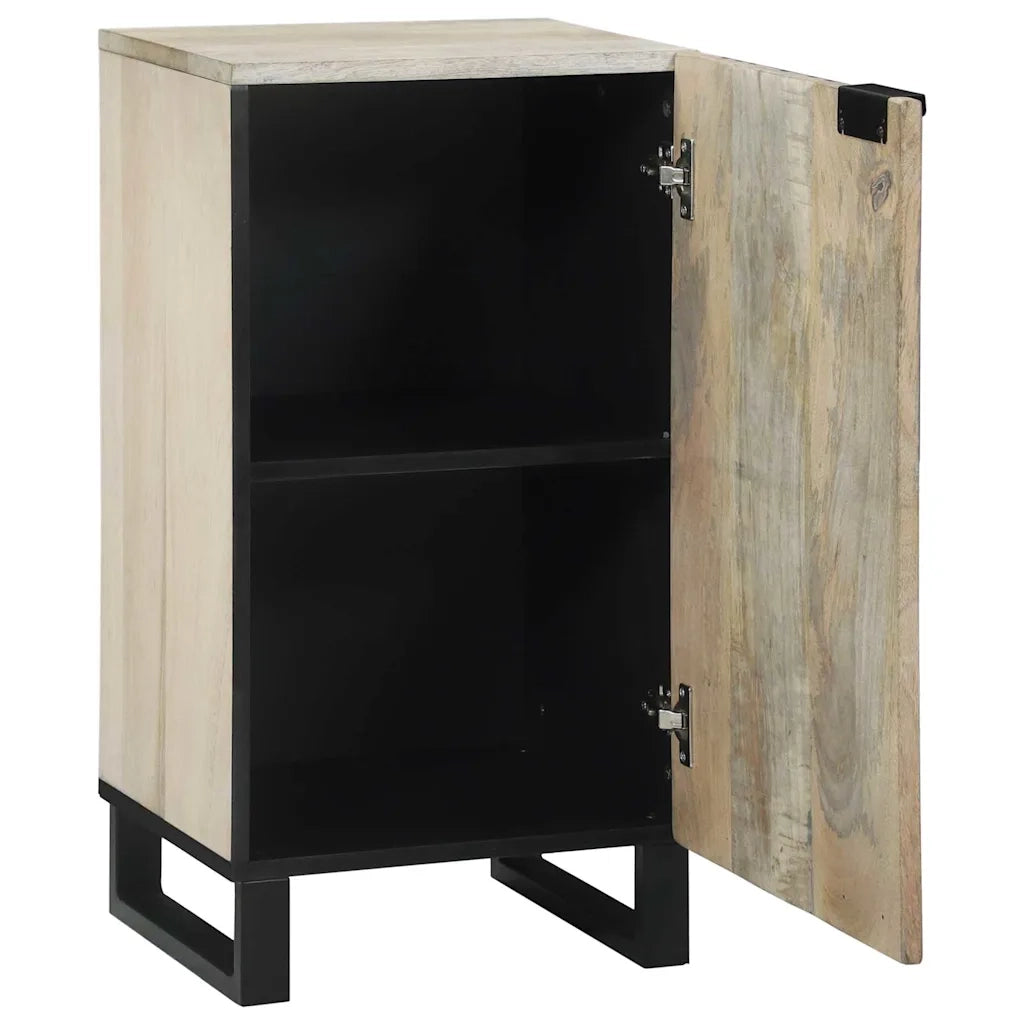 Credenza | Sideboard Bianco 40 x 33 x 75 cm legno massello di mango