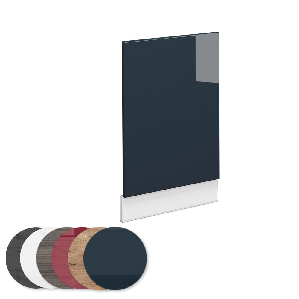 Pannello frontale Fame-Line Blu scuro lucido/Bianco 45 cm, PL Marmo Vicco