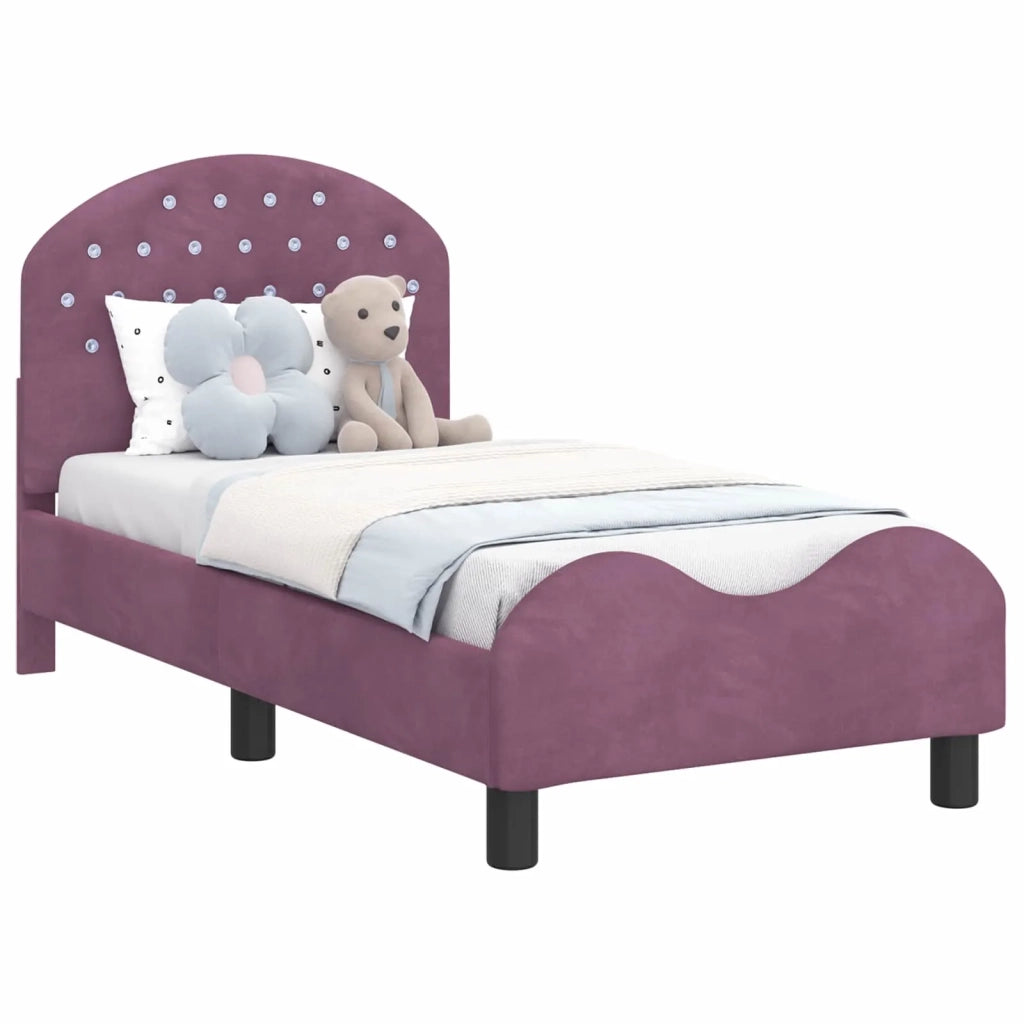Struttura letto per bambini con testata Viola 70 x 140 cm