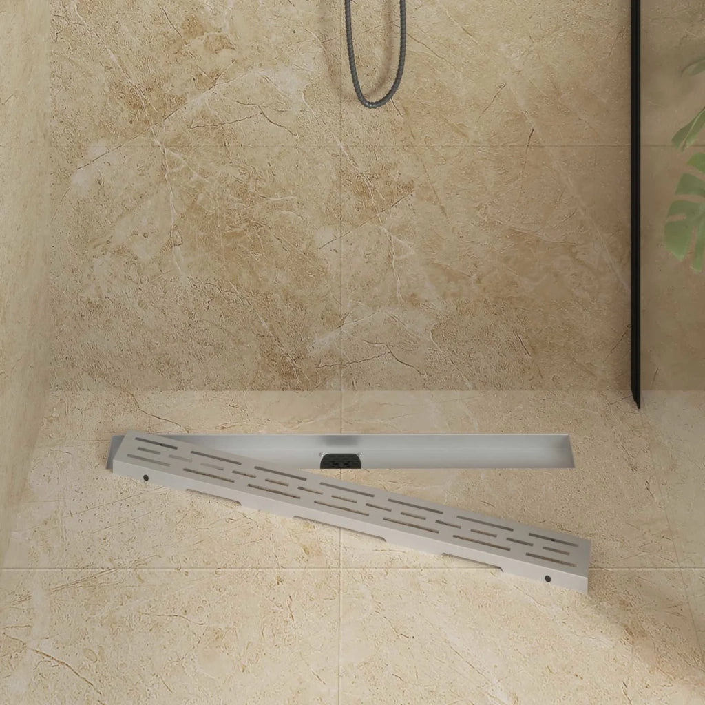 Scarico doccia con copertura in vetro e sifone a 360¡ã 80 cm CFW7259248