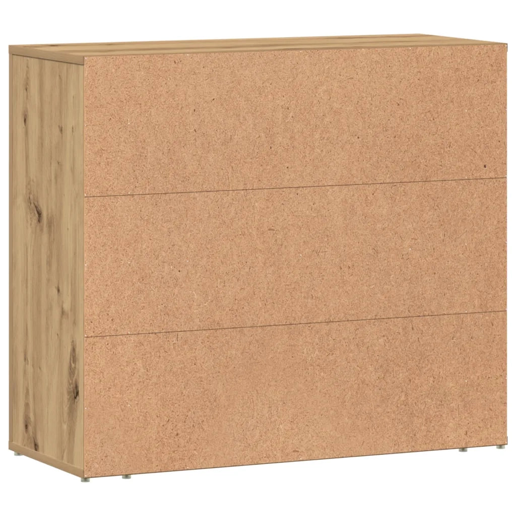 Credenza Rovere Artigianale 80x33x70 cm in Truciolato 857074