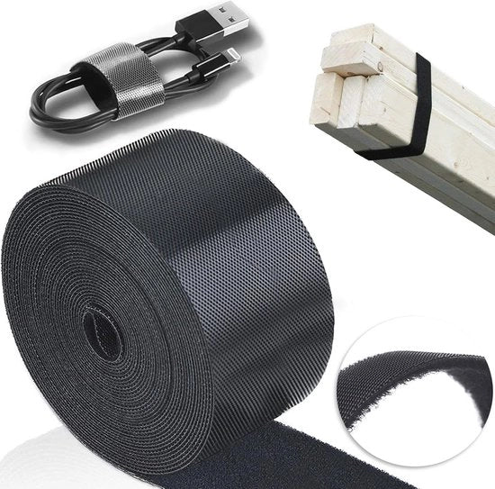 Nastro adesivo non aderente 5cm x 5m - Vendita a pacchi - Cavi da cucire - Cavi isolanti - Fai da te - Nero