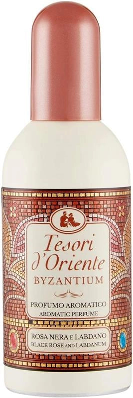 6 X TESORI D'ORIENTE BYZANTINIUM  PROFUMO AROMATICO ROSA NERA E LABDANO 100 M