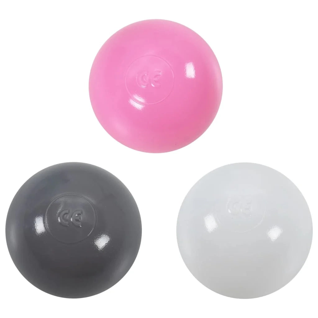 Tenda da gioco per bambini con 250 palline 102 x 102 x 82 cm rosa 02_0005164